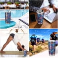 thumbnail image 7 of SKYSONIC Anchor Tumbler Stainless Steel Double Wall Vacuum Reusable Insulated Mug with Straw and Built-in Coaste for Cold and Hot Beverages, 20oz, 7 of 7