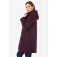 thumbnail image 3 of Roaman's Women's Plus Size Hooded Sherpa Fleece Coat, 3 of 6