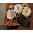 thumbnail image 2 of van Rooijen, Carel 30x26 Black Ornate Wood Framed with Double Matting Museum Art Print Titled - Stillife, 2 of 4
