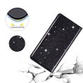 thumbnail image 2 of Allytechgroup for iPhone 16 Plus Wallet Case Bling Glitter Design, Slim PU Leather Cards Holder Flip Stand Cover for Girls Women Shockproof Wallet Case for iPhone 16 Plus, Black, 2 of 8