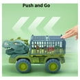 thumbnail image 6 of EXERCISE N PLAY Dinosaur Transport Truck Playset Toys with 3 Dino Figures, Large Tyrannosaurus Vehicle Carrier Car Toys for Boys Ages 3+, 6 of 11