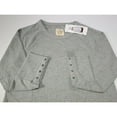 thumbnail image 3 of Chaser Ladies' Waffle Thermal Top, HEATHER GREY, XS New with box/tags, 3 of 4