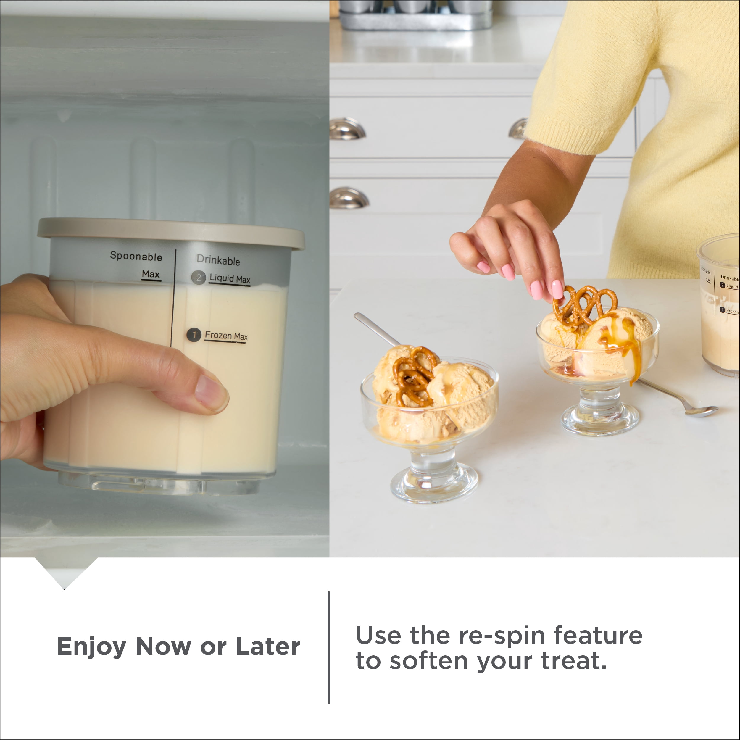 BLACK+DECKER Ice Cream Maker for Frozen Treats, Milkshakes, Sorbet, Gelato, Mix-Ins, Yogurt Ice Cream