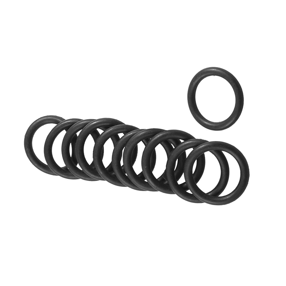 Unique Bargains 10 Pcs Mechanical Flexible Rubber O Ring Oil Seal Gaskets 16mm x 10mm x 3mm