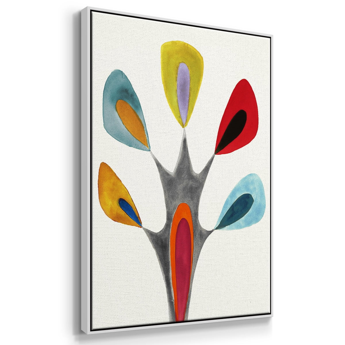 Magic Tricks II Framed Premium Gallery Wrapped Canvas - Ready to Hang - 25 x 37 - White Floating Frame