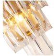 thumbnail image 6 of Design Living 3-Light Brass Wall Sconce With Clear Crystal Accents, 6 of 6