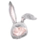 thumbnail image 1 of EeaseMX Gorro de conejo de dibujos animados con orejas móviles de peluche para mujeres y niñas (gris), 1 of 8