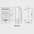 thumbnail image 6 of SENRISE TM616 Programmable Digital Timer Switch Time Relay Control 12-220V Black/White, 6 of 7