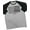 T-Shirt Heather Grey, variant on GYMISH RAGLAN GYM DAYS LEG DAY Workout Gym T-Shirt – Funny Gym Shirt for Men, Men's Fitness Tee, Squat Day, Bodybuilding & Weightlifting Apparel