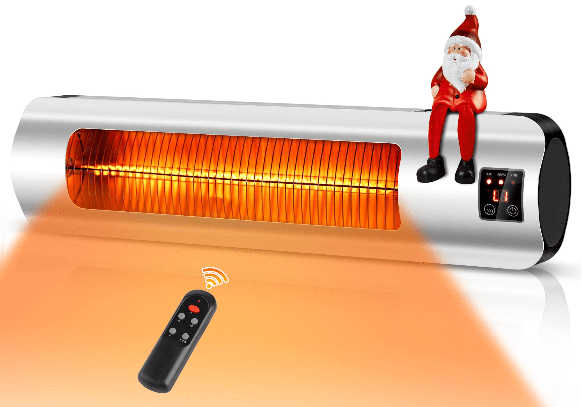 Free Standing Hiland BTU Electric Metal Freestanding Patio