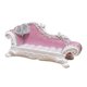 thumbnail image 3 of 1:12 Casa de muñecas Sofá de lujo Miniatura Muebles de mano de obra fina Accesorios para Respaldo rosa, 3 of 9