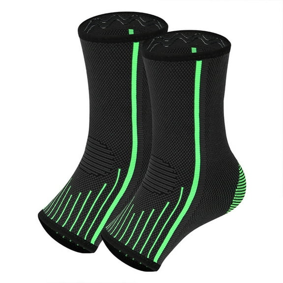 D-GROEE Ankle Compression Sleeve Pain Relief Ankle Support Brace Reusable Elastic Thin Compression Ankle Sleeves Breathable Ankle Support Soft Foot Socks Arch Support