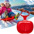 thumbnail image 1 of HUASHENG Popo Sliders Bob; Sledge With Handle; Children's Butt Slider Sledge Snow Slider Bob Snow Racer For Tobogganing & Sledging, 1 of 4