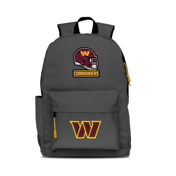 MOJO Gray Washington Commanders Two Logo Campus Backpack