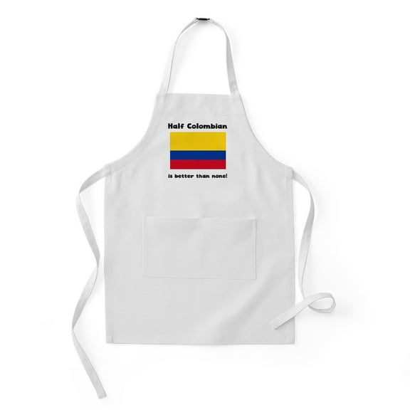 CafePress - Half Colombian - Kids Apron
