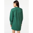 thumbnail image 3 of Free Assembly Women's Shift Mini Dress with Blouson Sleeves, 3 of 6