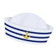 thumbnail image 1 of Sombrero de marinero,Sombrero de marinero,sombrero de marinero,fiesta temática náutica,Yate Barco Sombreros Sombreros Club Nocturno,Gorra de vela azul y blanca para festivales de, 1 of 8