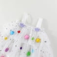 thumbnail image 5 of HCNTES Baby Girls Tutu Dress Birthday Party Dresses Summer Sleeveless Dress Size 1 6T, 5 of 9