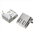 thumbnail image 2 of 120pzs Conector de Enchufe Jack Clavija de Angulo Recto DIP de Tipo A Hembra USB, 2 of 5