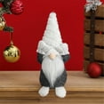 thumbnail image 1 of Adornos navideños, muñecos decorativos, adornos navideños, anciano sin rostro levanta su muñeca de la mano, decoraciones de ventanas blancas Wmkox8yii fhajkh2882, 1 of 5