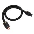thumbnail image 1 of HiFi Power Cable, 12AWG Hi End Braided Sleeve Audio  Power Cord With Noise Reduction, Copper Audiophile AC Power Audio Wire For DACs CD Player, 1 of 8