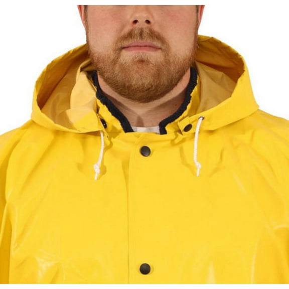 Tingley Flame-Resistant Rain Hood, Nylon, 9 oz, Yellow, L H12107