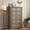 Gray, variant on 5 Drawer Dresser for Bedroom, Retro Wood Storage Cabinet with Antique Bronze Round Handles, Vintage Chest of Drawers with Solid Base for Living Room, Hallway, Entryway, Guest Room, White