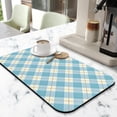 thumbnail image 2 of RetroStyled Checkered Coffee Drying Mat Super Absorbent, Perfect for Coffee Stations and Kitchen Counters, Coffee Mat Easy to Clean 195x12in, 2 of 7