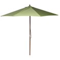 thumbnail image 1 of Jordan Manufacturing UMP903-OLIVE 9 ft. Olive Wooden Market Umbrella - Olive, 1 of 1