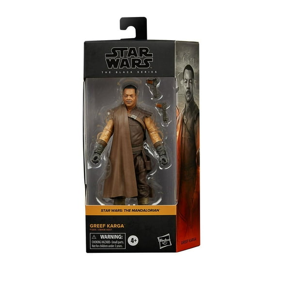 Star Wars The Black Series, jouet de collection Greef Karga, The Mandalorian, figurine articulée de 15 cm, pour enfants, dès 4 ans
