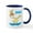 White/Navy Inside, variant on CafePress - Disco Duck Mug - 11 oz Ceramic Mug - Novelty Coffee Tea Cup