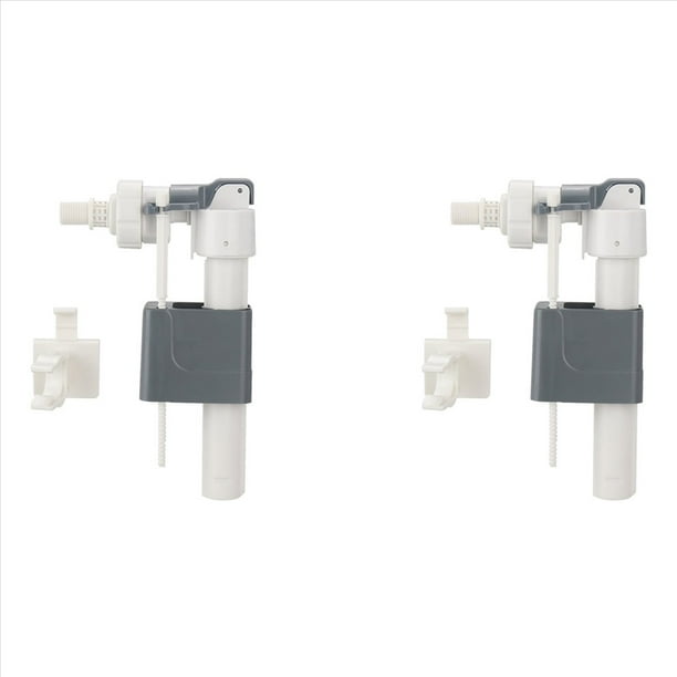 2X Válvula de Entrada de Tanque de Agua para Baño en la Pared Válvula de Agua para Inodoro Colgante para Pared Accesorio de Entrada de Agua G3/8 Pulgadas