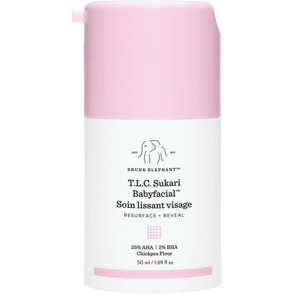 Drunk Elephant T.L.C. Sukari Babyfacial™ AHA BHA Greater Clarity Youth 50ml NEW