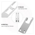 thumbnail image 6 of ROSENICE 2Pcs Durable Stainless Steel Door Latch Gate Latches Bar Latch Safety Door Lock, 6 of 7