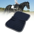thumbnail image 1 of Soft Breathable All Purpose Saddle Pad with Hand Strap and Girth for Horses,  Material, Sponge Padding, Breathable, Durable, Lightweight, 1 of 7