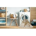 thumbnail image 2 of Ahgly Company Machine Washable Indoor Rectangle Abstract Peach Puff G Area Rugs, 8' x 12', 2 of 7