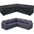 thumbnail image 1 of Housse de sofa d'Angle Imperméable Housse de Mobilier de Jardin Housse de Mobilier Sectionnel d'Extérieur, 1 of 4