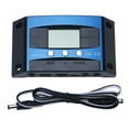 thumbnail image 2 of MPPT Solar Controller, 12V 24V Solar Panel Regulator with LCD Display Multiple Guards Function, Solar Controller for Improving Energy Utilization Efficiency, 2 of 7