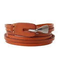 thumbnail image 2 of Brazalete de Cuero Vintage Yinane Con Botón de Aleación Amarillo, 2 of 5