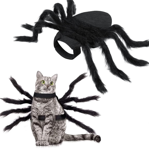 Cat Spider Costume,Halloween Spider Costume for Dogs and Cats, Pet Cosplay Outfit