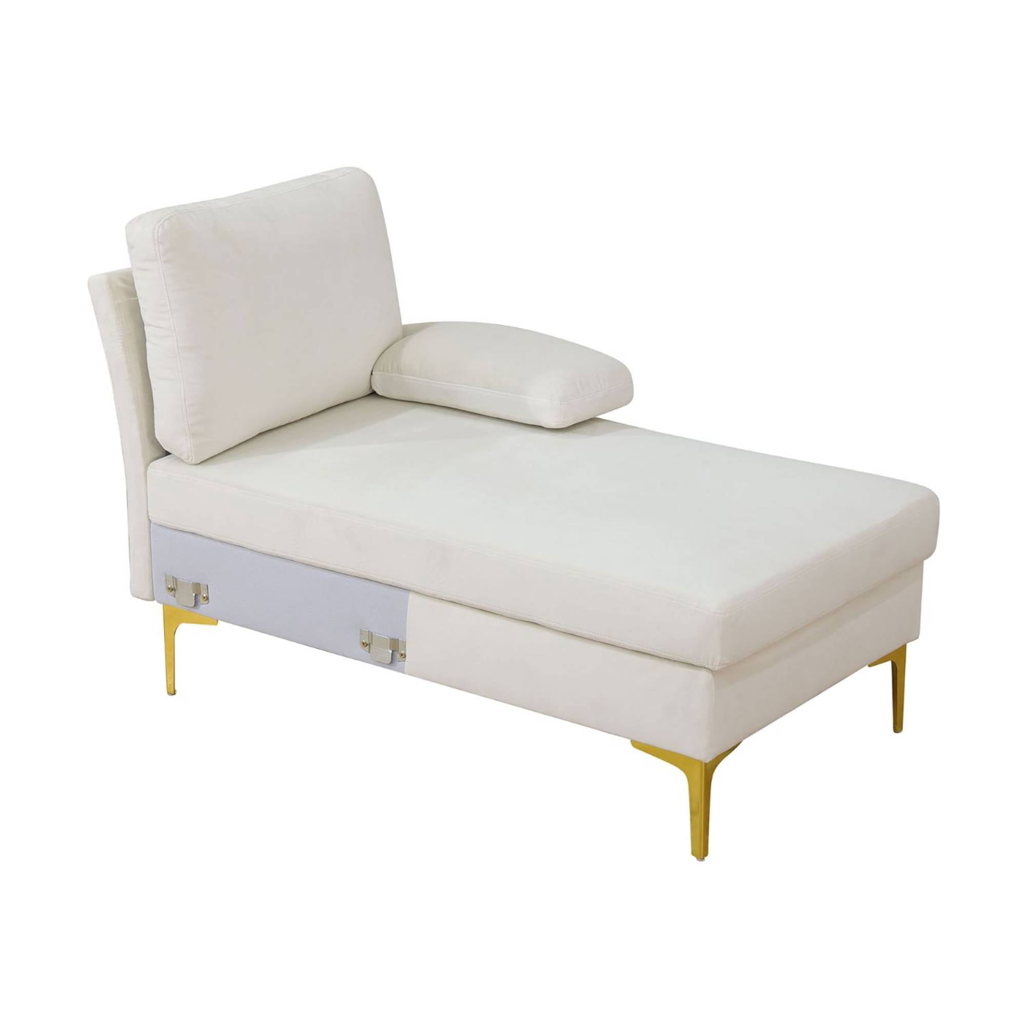U Shaped Sectional Sofa Couch with Double Chaise Modern Modular Sleeper Couches for Living Room, Beige