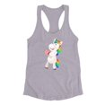 thumbnail image 3 of Unicorn Eating Watermelon Racerback Tank Women -SPIdeals Designs, Female x-Large, 3 of 4