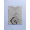 thumbnail image 3 of Outline Zodiac Sign Capricorn T-Shirt Women -Image by Shutterstock, Female Large, 3 of 4