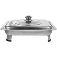 thumbnail image 2 of Ensemble de Chauffe-Vaisselle Buffet Chafer Buffet Serveurs Réchauffeurs Chafer Poêle Support Alimentaire de Cuisine, 2 of 3