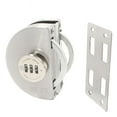 thumbnail image 2 of deevoka Frameless Glass Door Lock Mechanical Password Lock for Home Malls Shower Room Round Single Door, 2 of 9