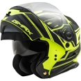 thumbnail image 2 of GMAX MD-01 Stealth Hi-Viz Modular Helmet - Matte Black/Hi-Viz, All Sizes, 2 of 2