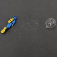 thumbnail image 3 of WUWULE Floating Fish Tank Decorations Fat Diver, Funny Fish Tank Decoration Fish Toy, 3 of 3