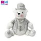 thumbnail image 2 of Decoración Muñecos Oso Polar Navideños de Peluche 32 cm plateado, 2 of 6