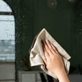 thumbnail image 4 of czcpp-6 Pack Microfiber Glass Cleaning Cloth, 16 Inch X 16 Inch, Lint Free Quickly Clean Window, Glasses, Windshields, Mirrors, and Stainless Steel, Camel, 4 of 4