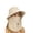 1pack-beige, variant on Wide Brim Sun Hat for Men Women, UPF 50+ Fishing Hat with Detachable Face Cover & Neck Flap, Outdoor Use